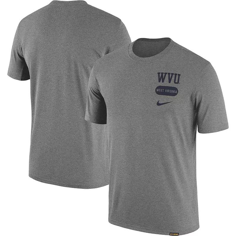 Mens Nike Heather Gray Villanova Wildcats Campus Letterman Tri-Blend T-Shirt Product Image
