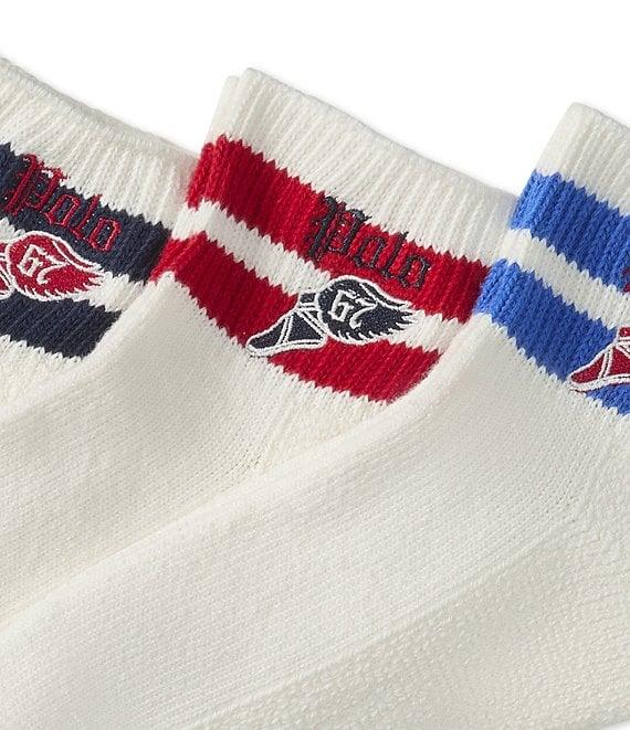 Polo Ralph Lauren Run Club Quarter Socks 3-Pack Product Image