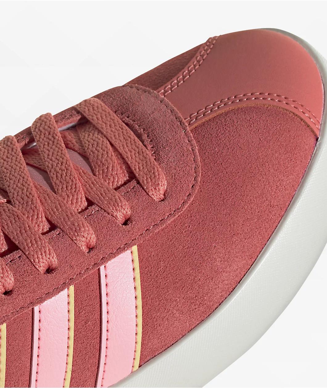 adidas VL Court 3.0 Red, Pink Shoes Product Image