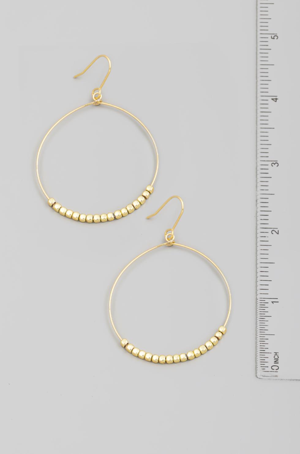 Beaded Drop Earrings Product Image