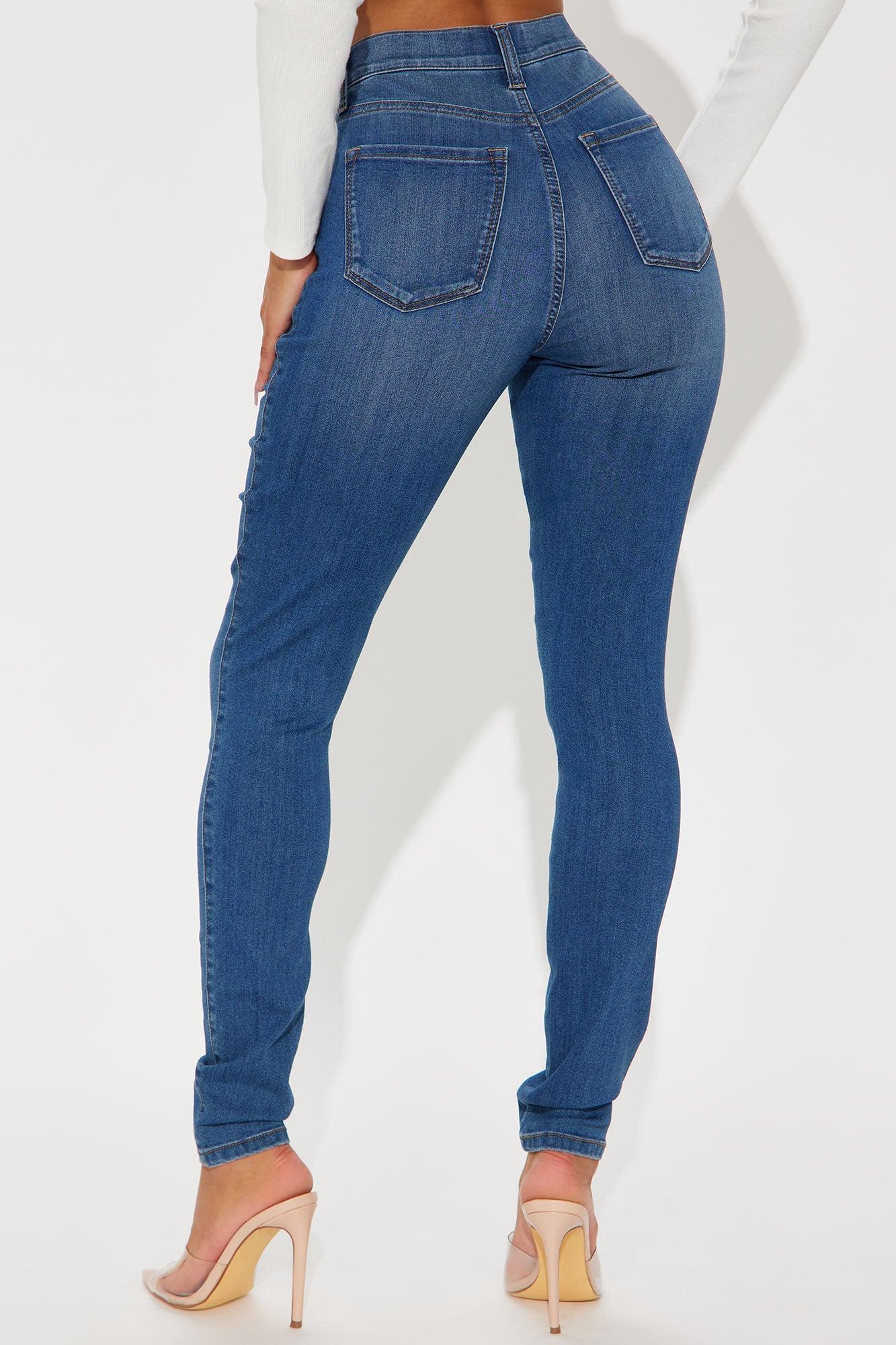 Tall Emma Super Stretch High Rise Skinny Jean - Medium Wash Product Image