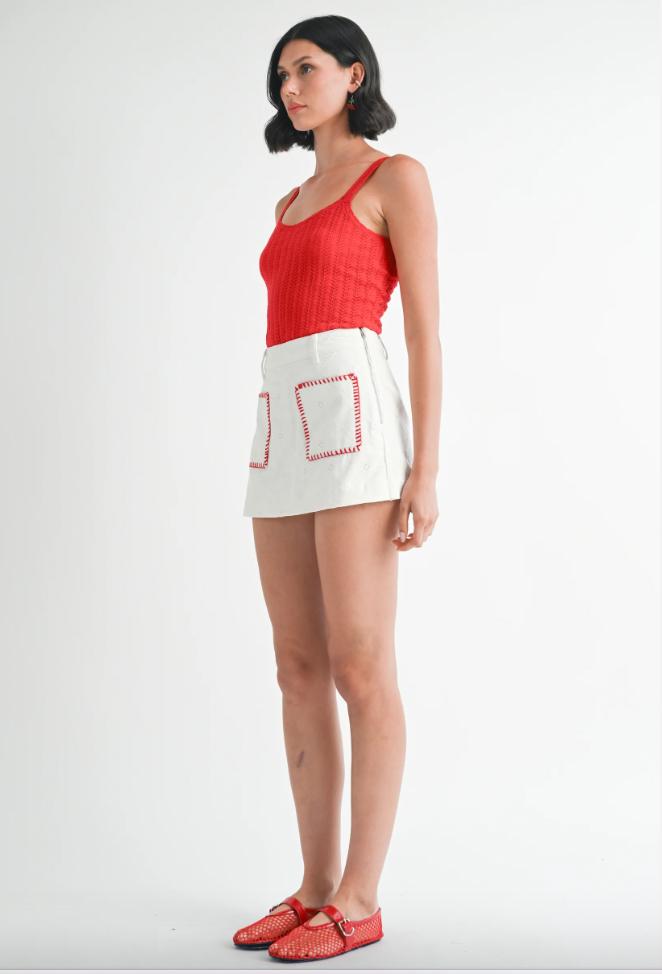 Eileen Denim Skort Product Image