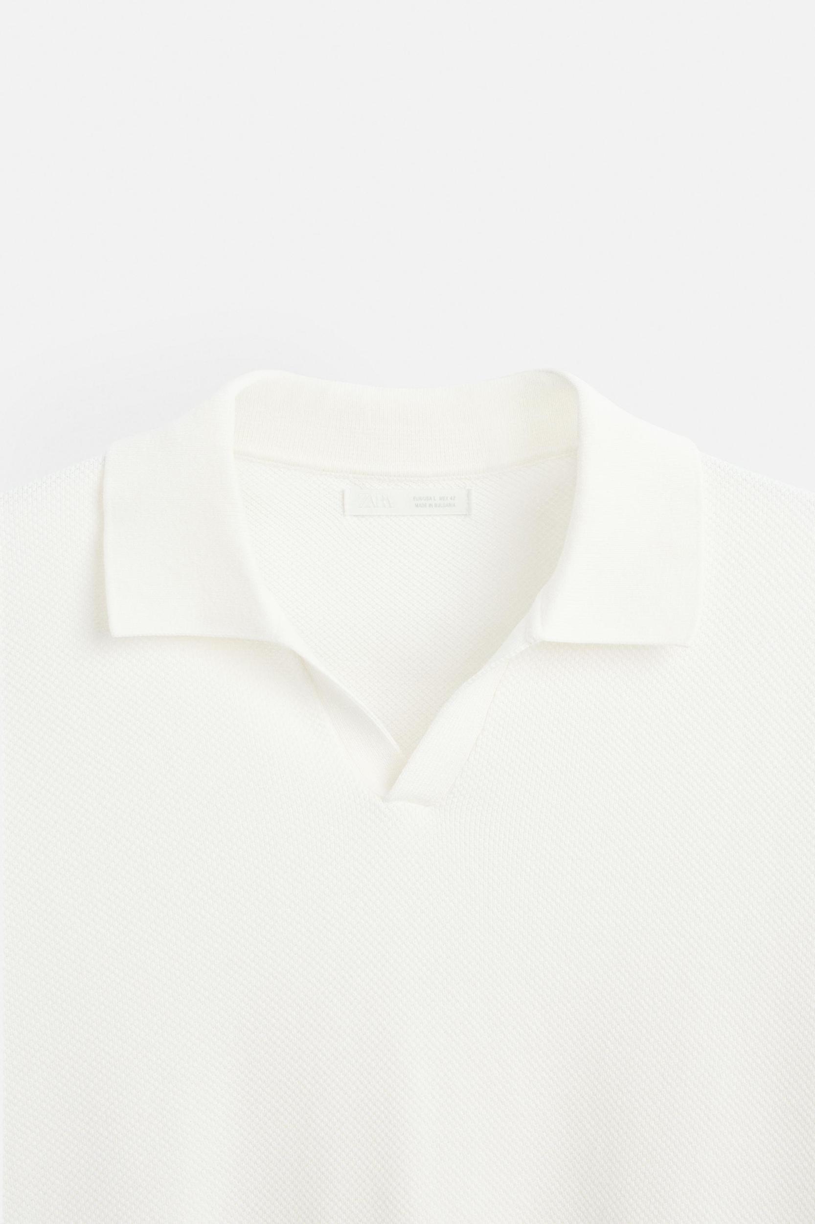 TEXTURED KNIT POLO Product Image
