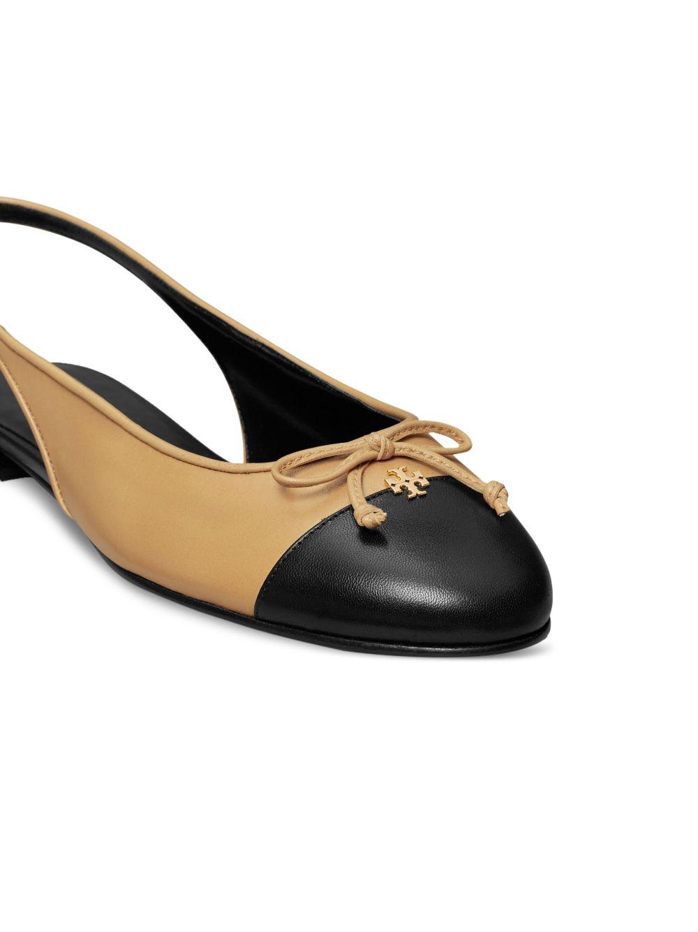leather ballerina shoes Product Image