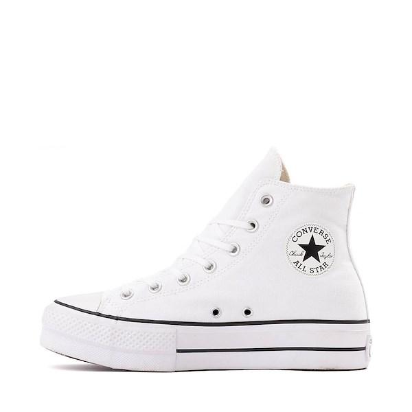 Converse Womens Converse All Star Platform Hi - Womens Shoes Black/White Product Image