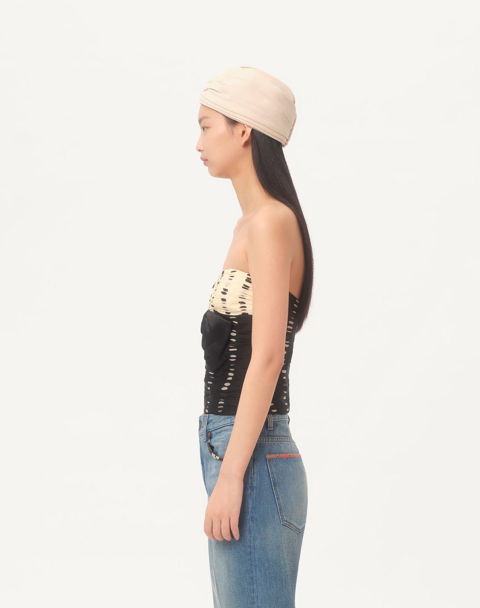 Chiffon Top With Plusdepois Print Product Image