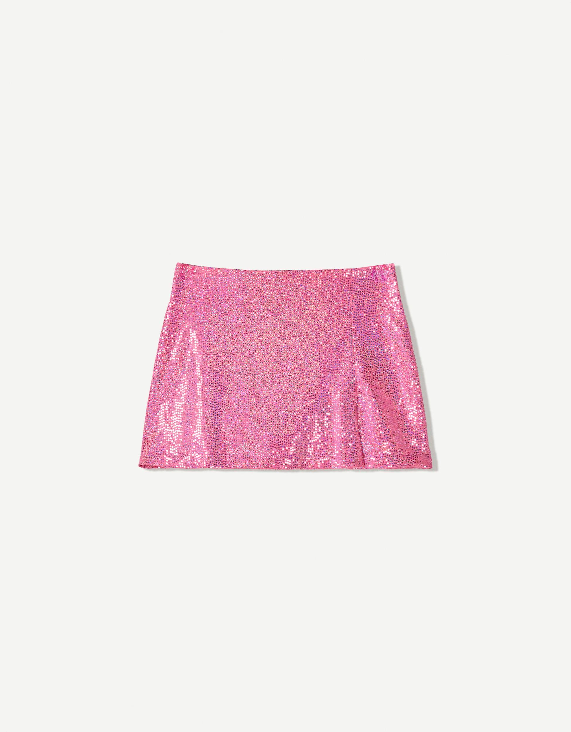 Sequined mini skirt Product Image