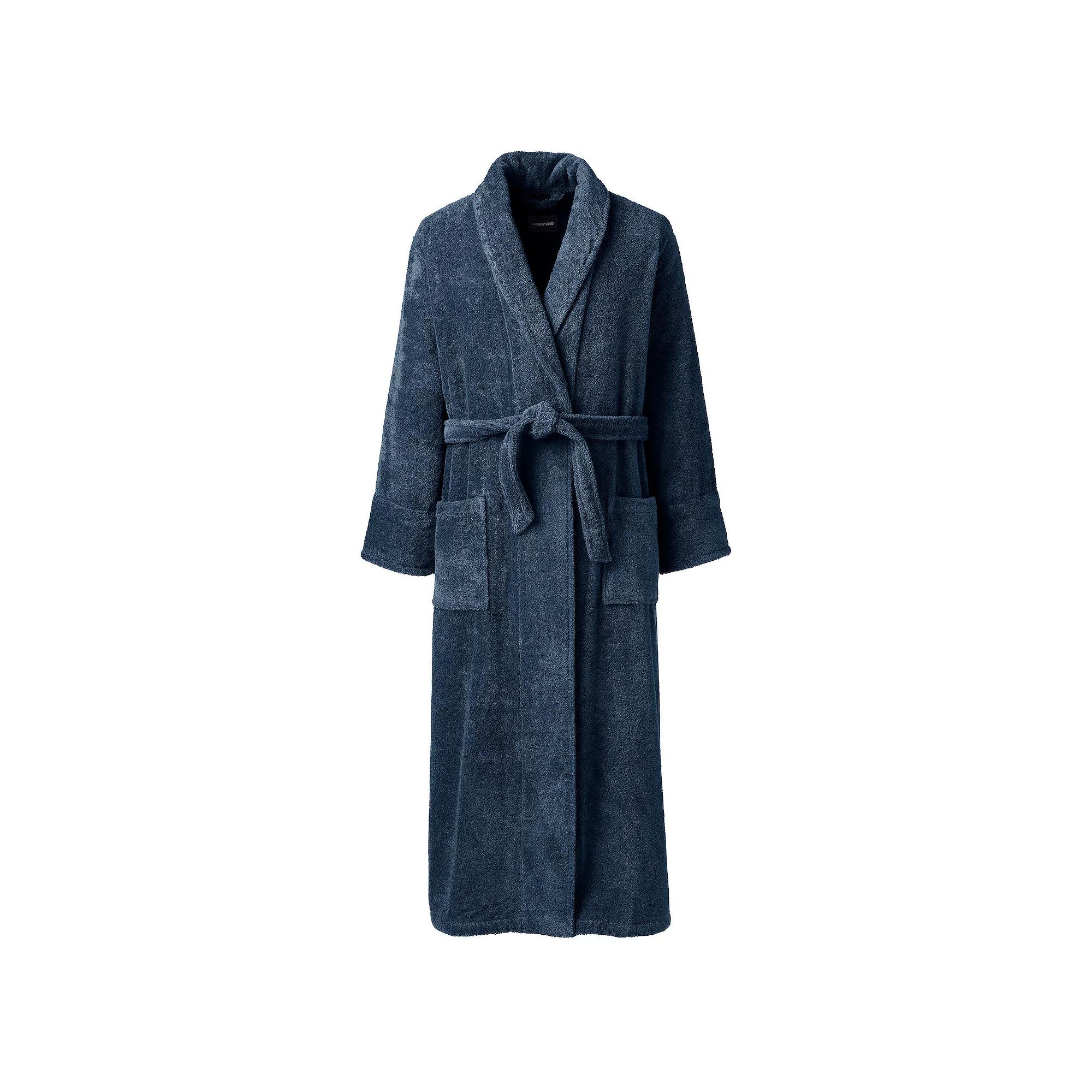 Men's Lands' End Full-Length Turkish Terry Robe,  Product Image