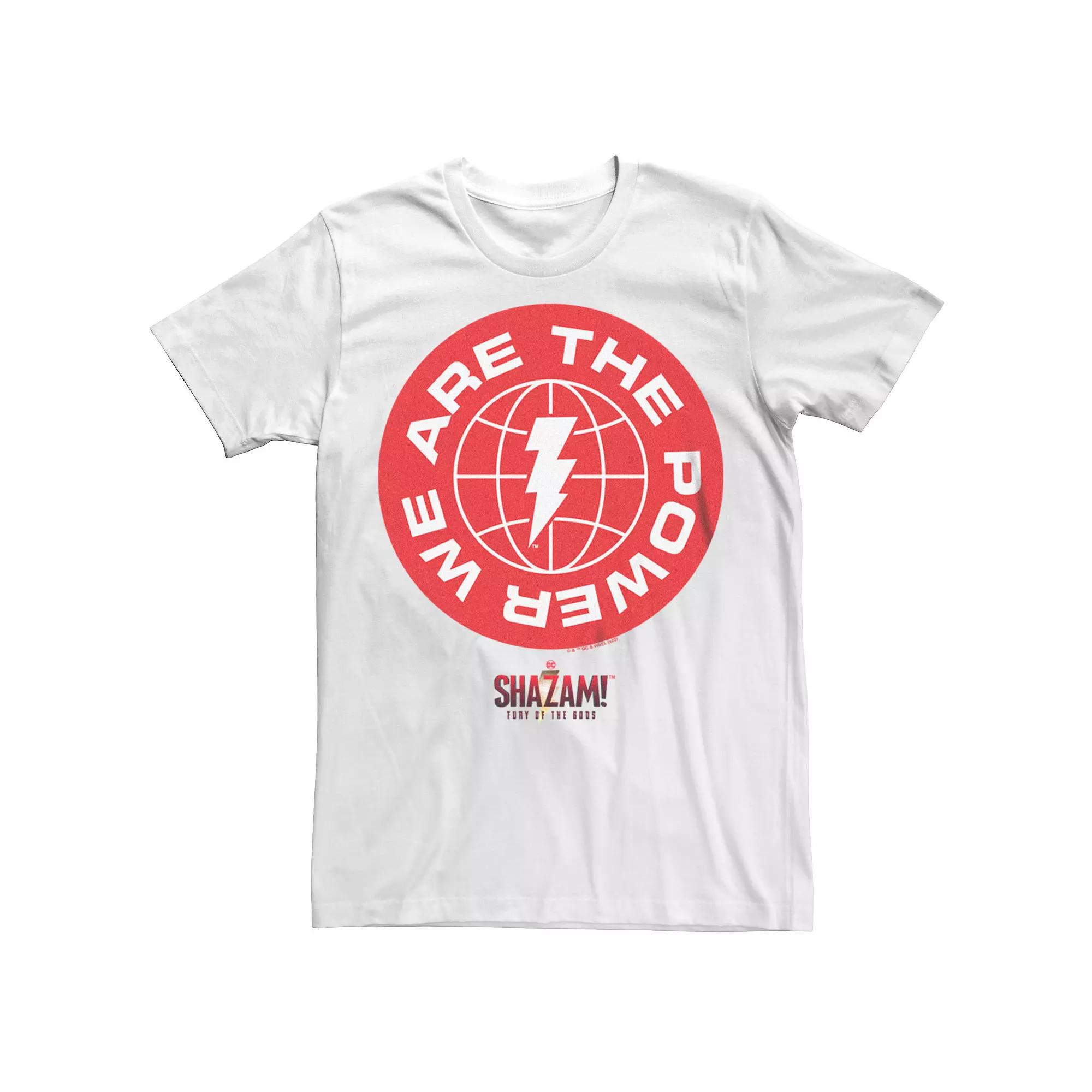 Men's Shazam Fury Of The Gods We Are The Power Logo Tee,  Product Image