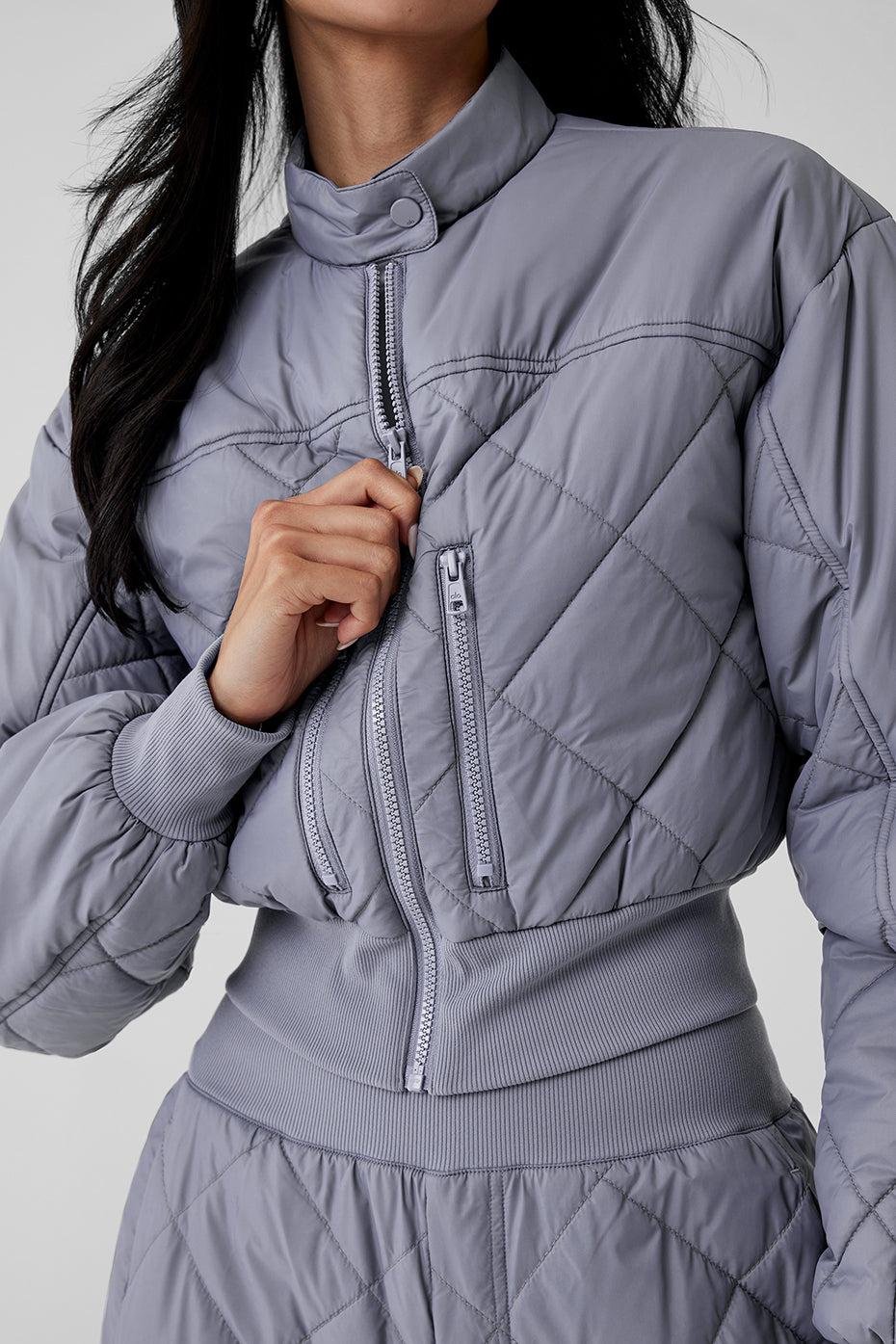 ALO | Snowrider Puffer Jacket Grey, Size: XS Product Image