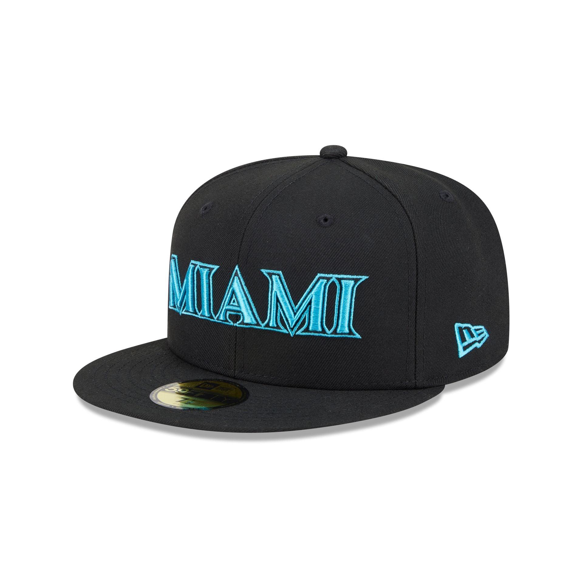 Miami Marlins City Connect Fan Pack Alt 59FIFTY Fitted Hat Male Product Image