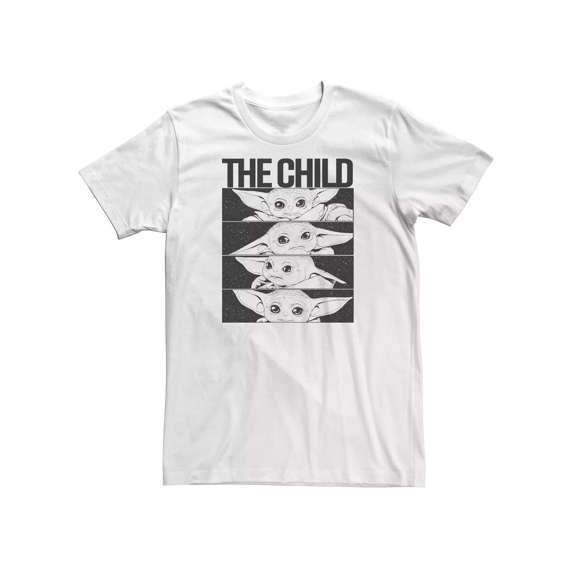 Big & Tall Star Wars The Child Stacked Panels Tee, Men's,  Product Image