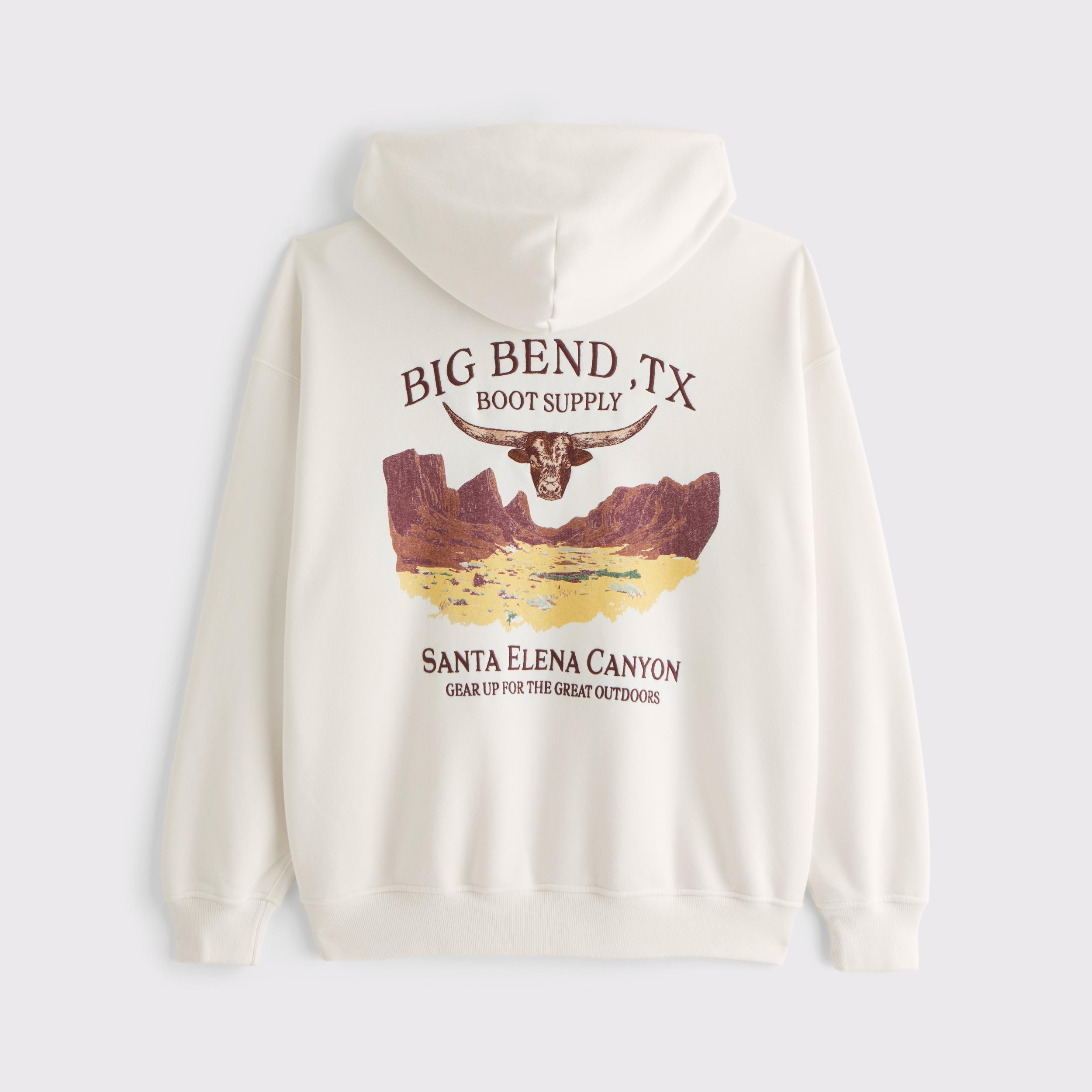 Western Graphic Popover Hoodie Product Image