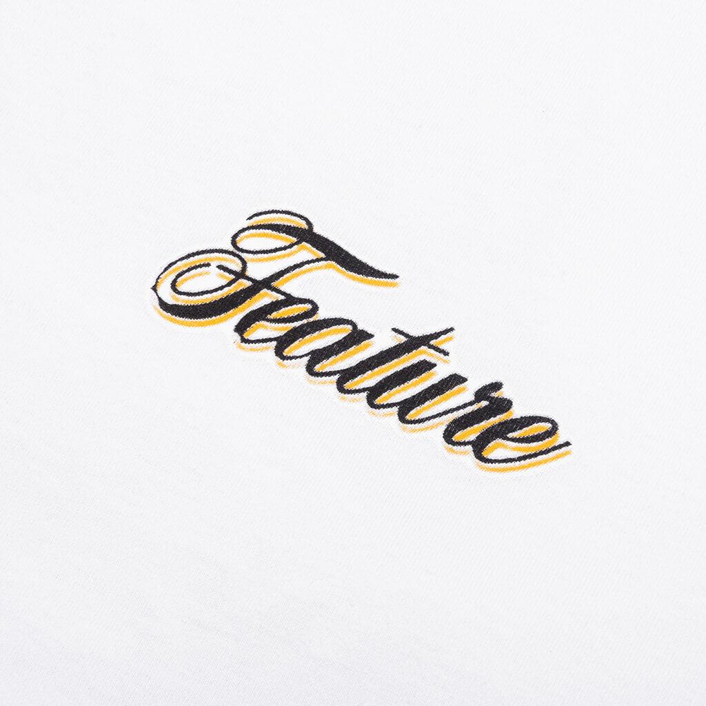 FEATURE x Los Angeles Lakers Airbrush Tee - White Male Product Image