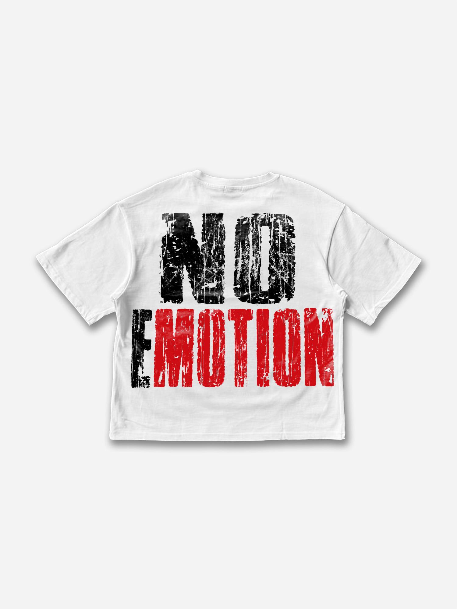 No Emotion Graphics Cotton Cropped T-Shirts Product Image