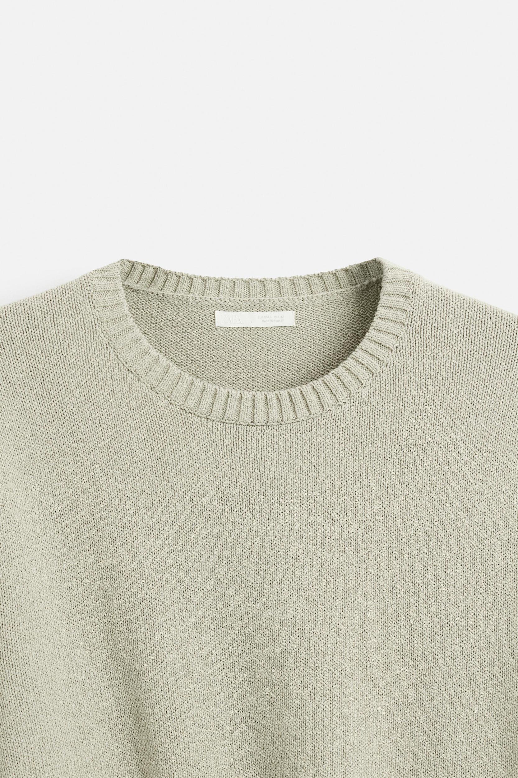 TEXTURED COTTON SWEATER Product Image