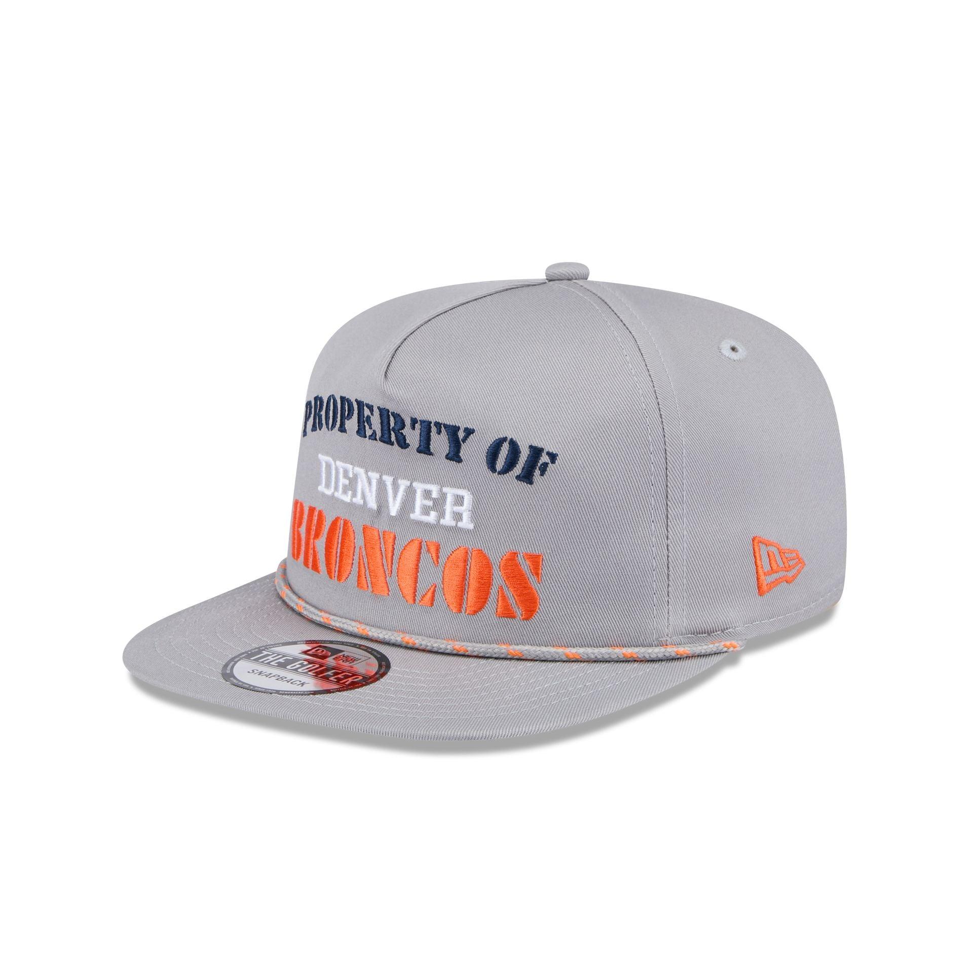 Denver Broncos Vintage Gray Rope Golfer Hat Male Product Image