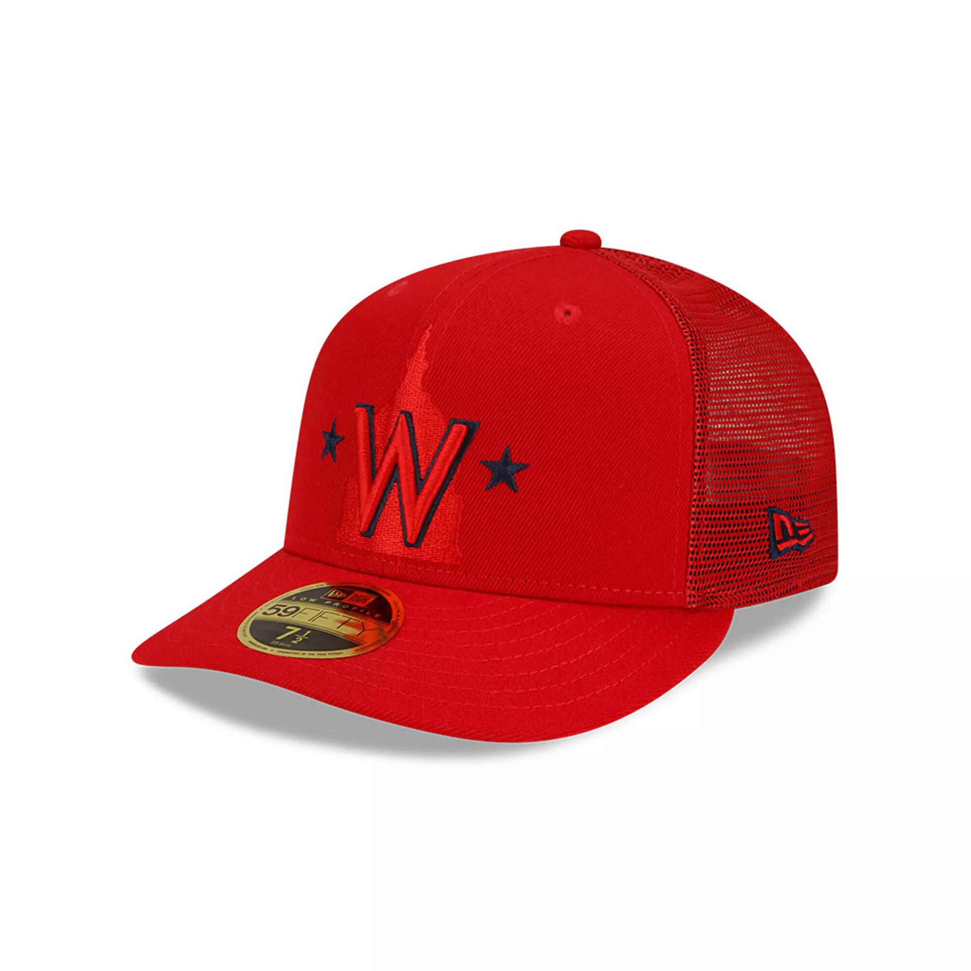 Men's New Era Red Washington Nationals 2022 Batting Practice Low Profile 59FIFTY Fitted Hat,  Product Image