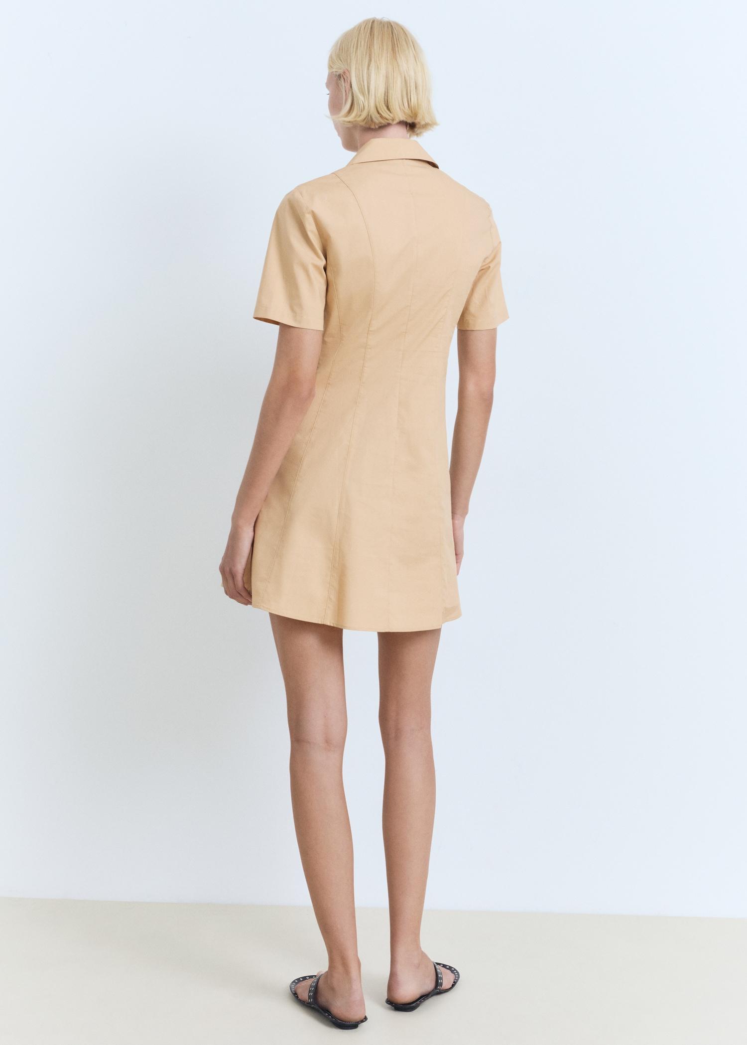 Short shirt dress - Women | MANGO USA Product Image