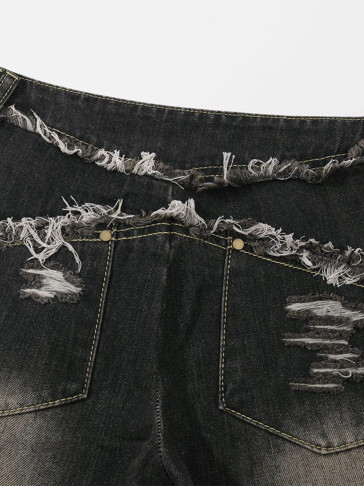 Aelfric Eden Fringe Rivet Flared Jeans Female Product Image