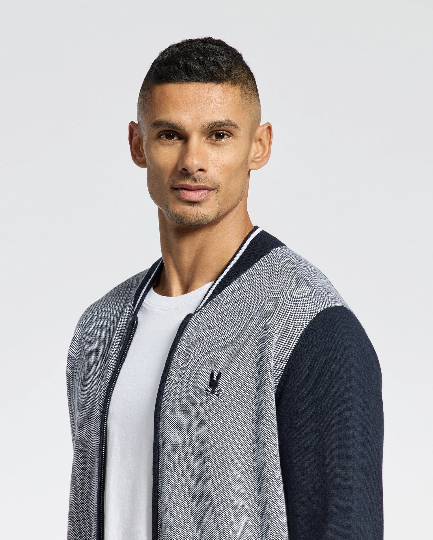 MENS HECTOR KNIT BOMBER - B6E577F200 Male Product Image