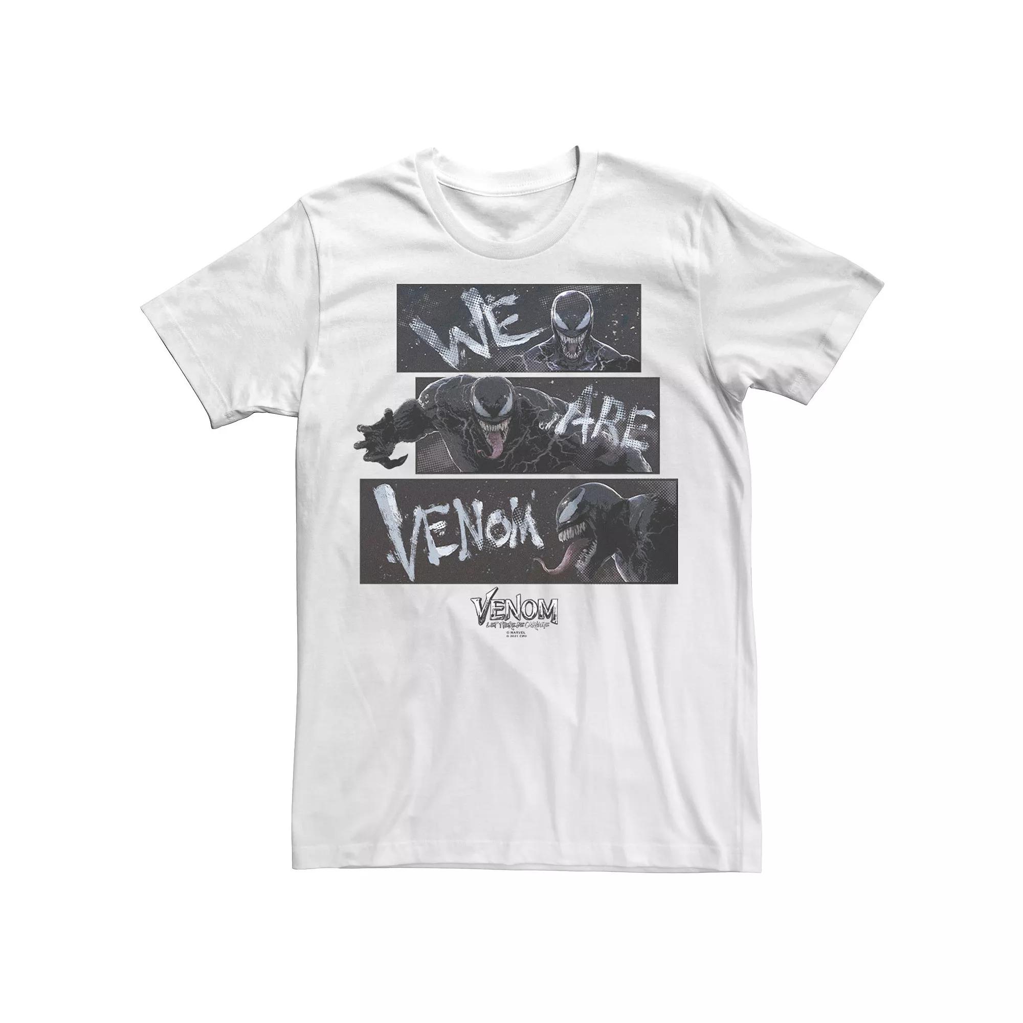Big & Tall Marvel Venom: Let There Be Carnage We Are Venom Panels Tee, Men's,  Product Image