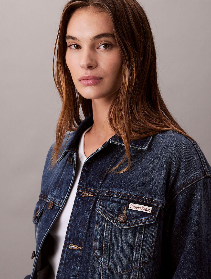 90s Denim Trucker Jacket Product Image