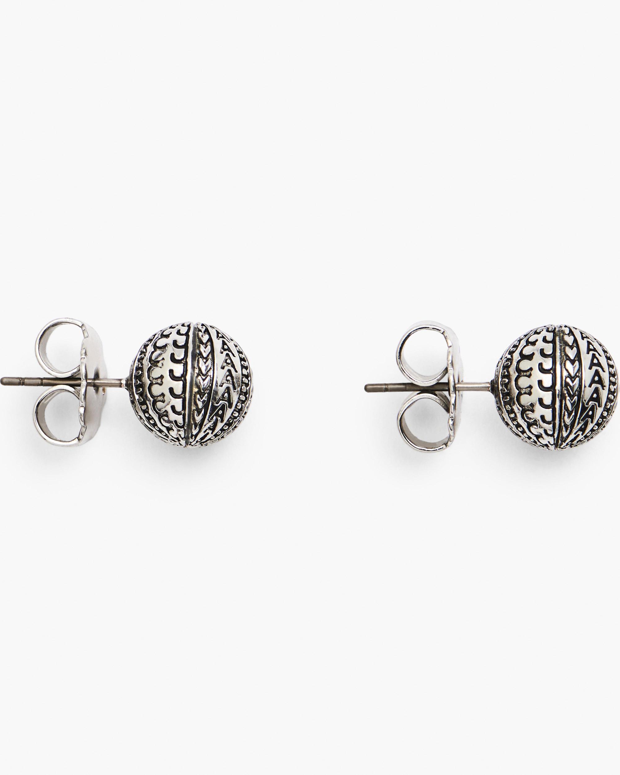 The Monogram Stud Earrings Product Image