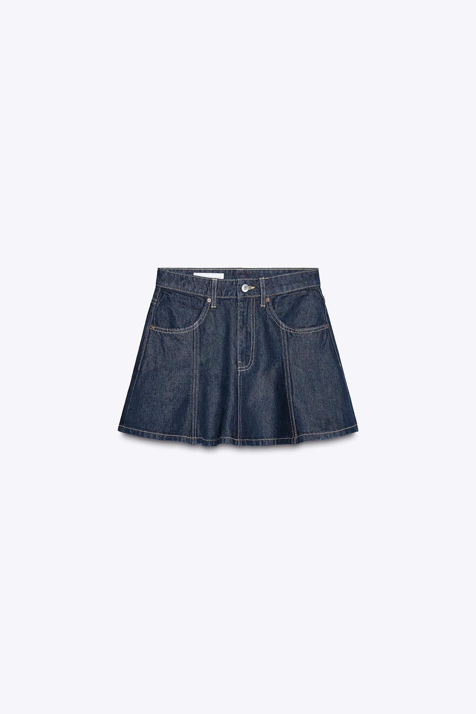 TRF DENIM MINI SKIRT Product Image