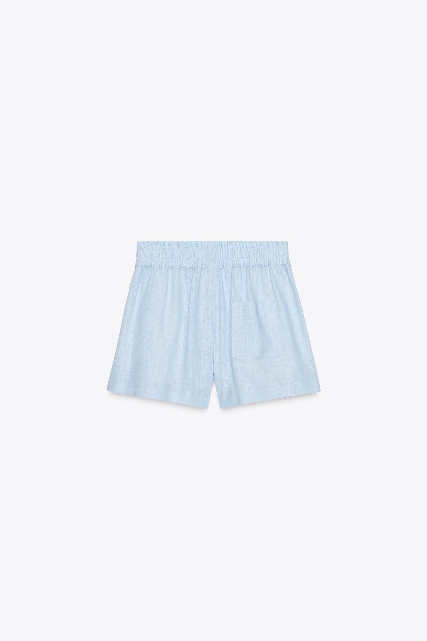 LINEN BOXER SHORTS Product Image