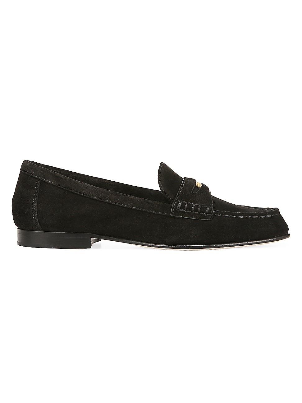 Womens Hazelwood Suede Penny Loafers Product Image