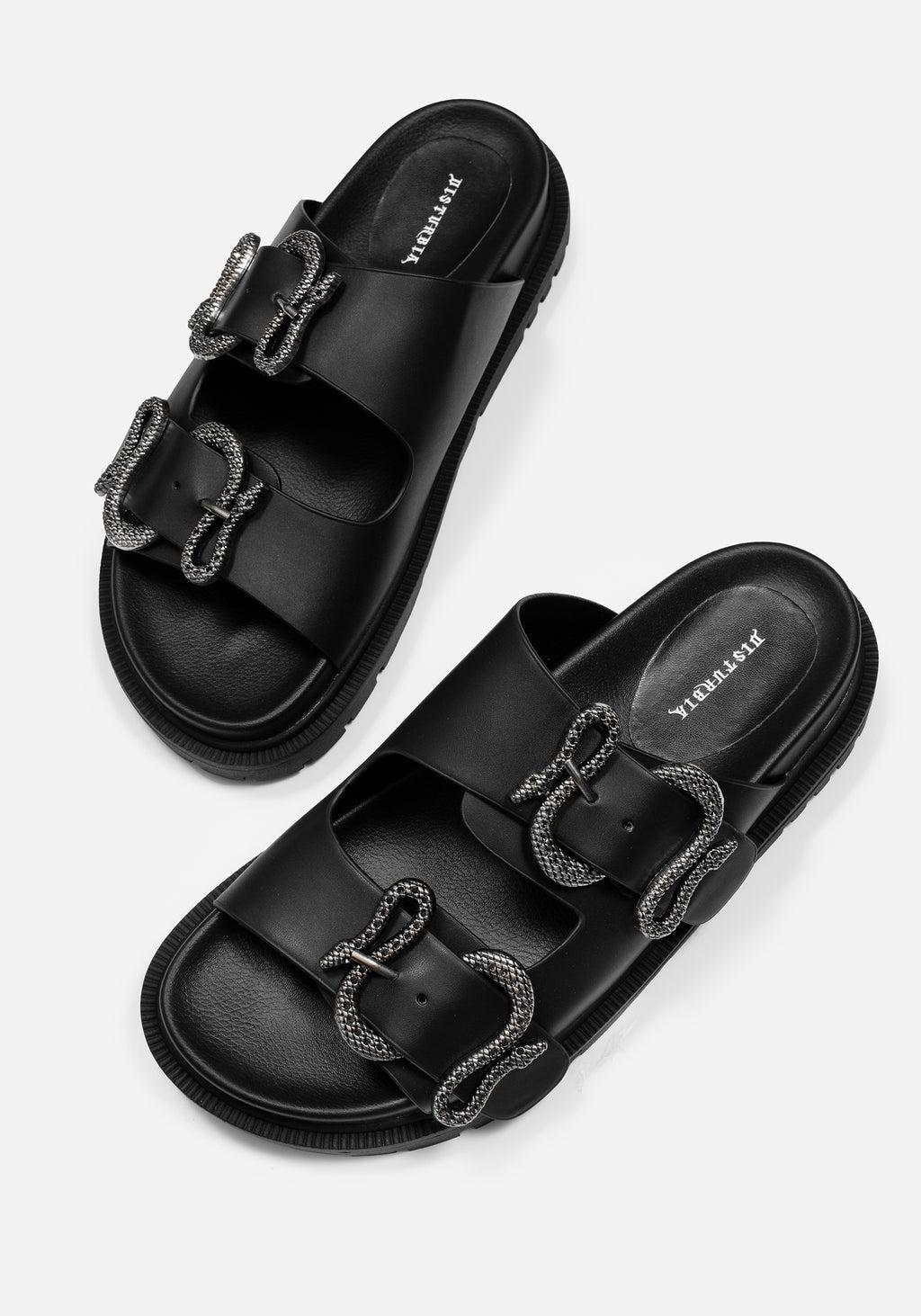 Mamba Snake Buckle Sandals Product Image