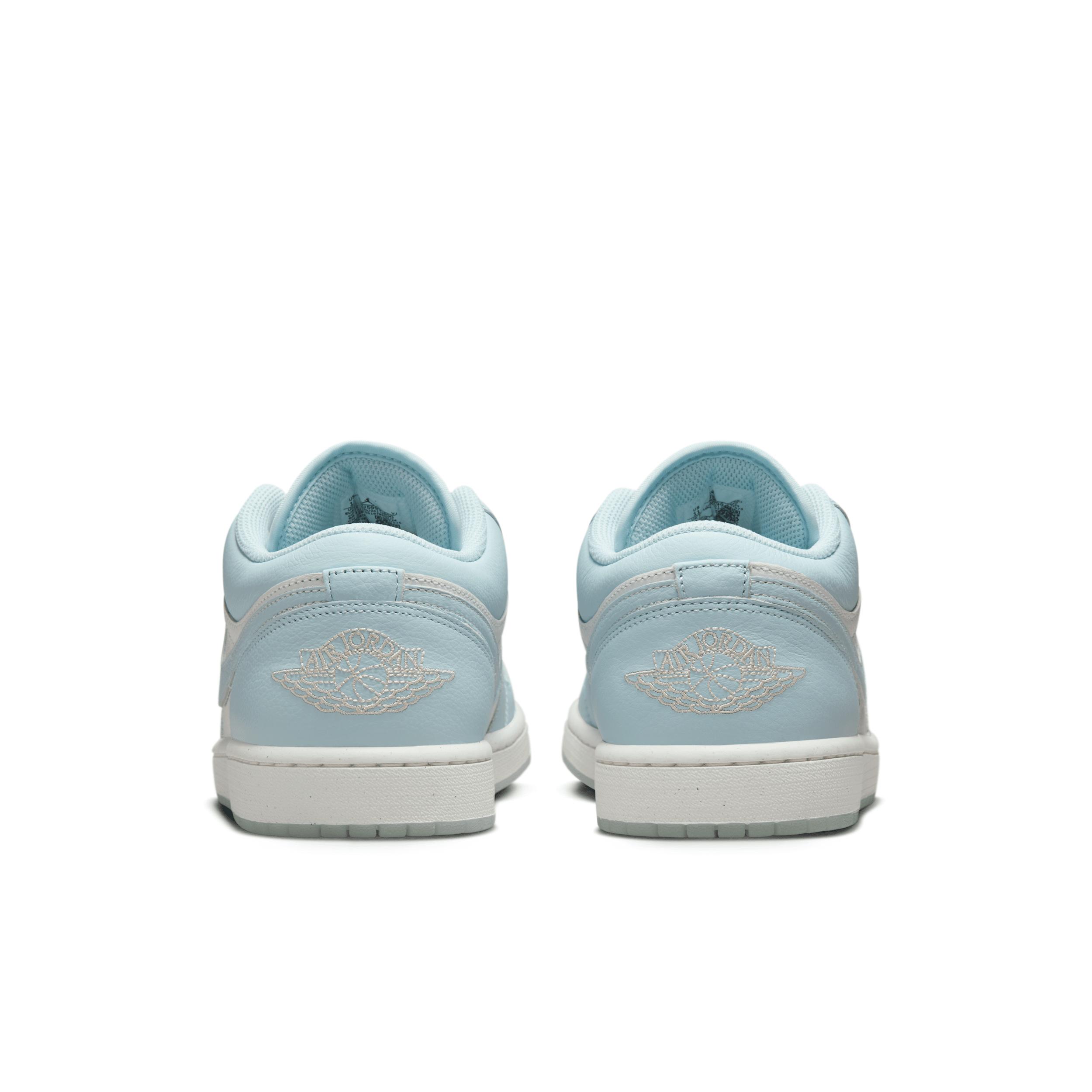 Jordan Mens Air Retro 1 Low SE Casual Shoes in Glacier Blue/Summit White/Guava Ice Product Image
