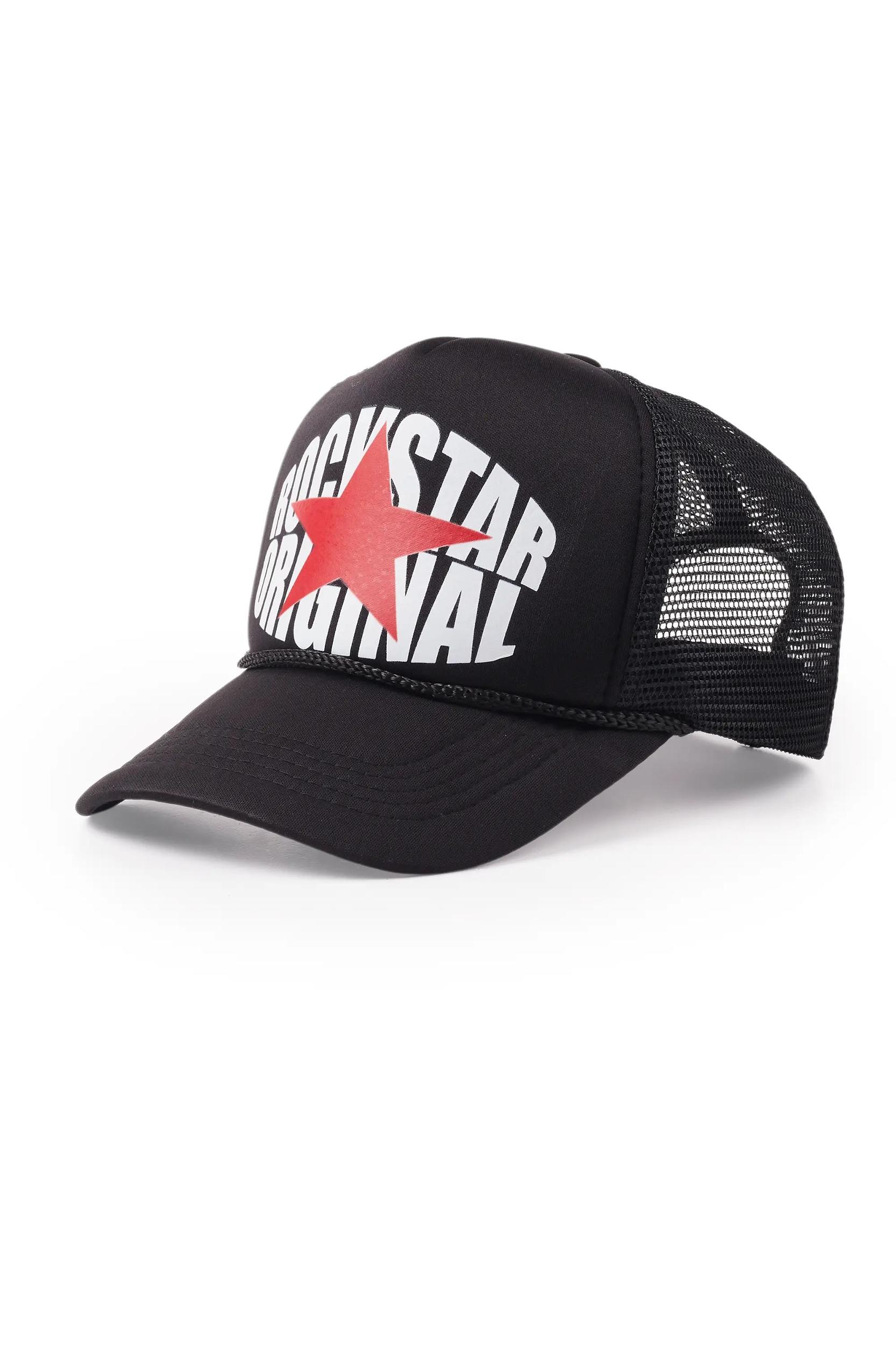 Donique Black Trucker Hat Female Product Image