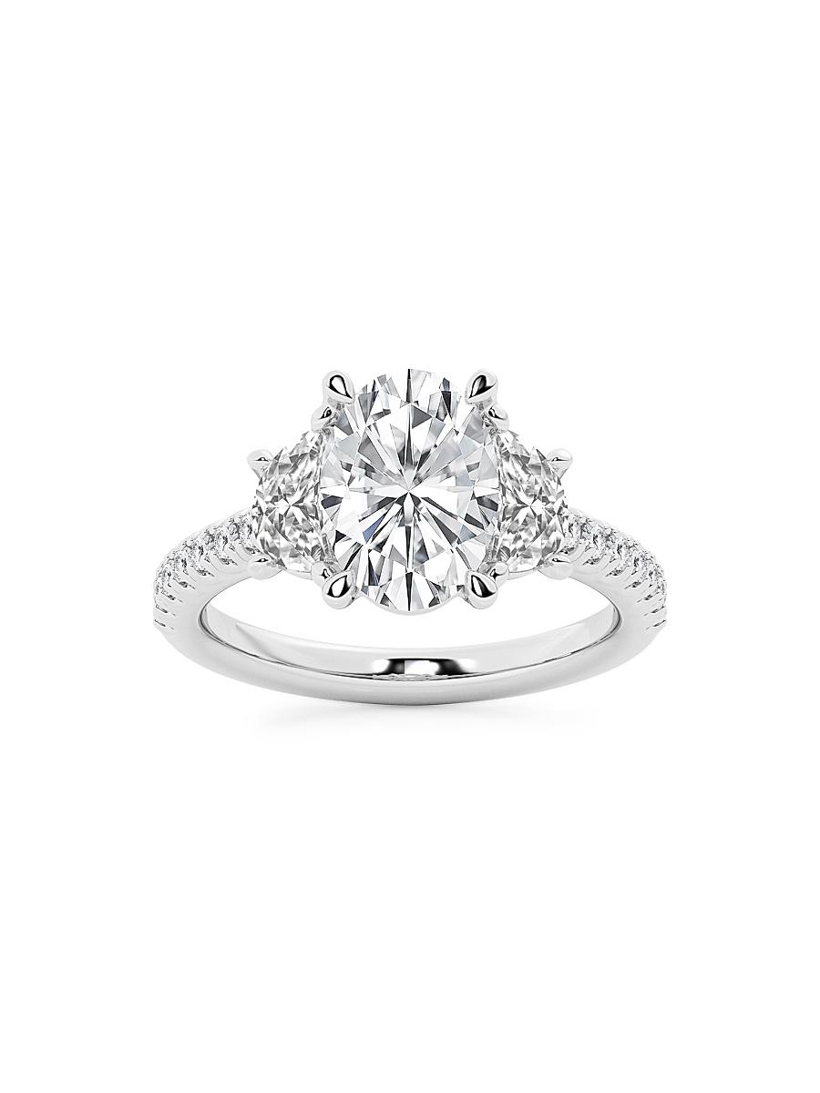 Womens Platinum & Oval Lab-Grown Diamond Ring/2.75-7.00 TCW Product Image