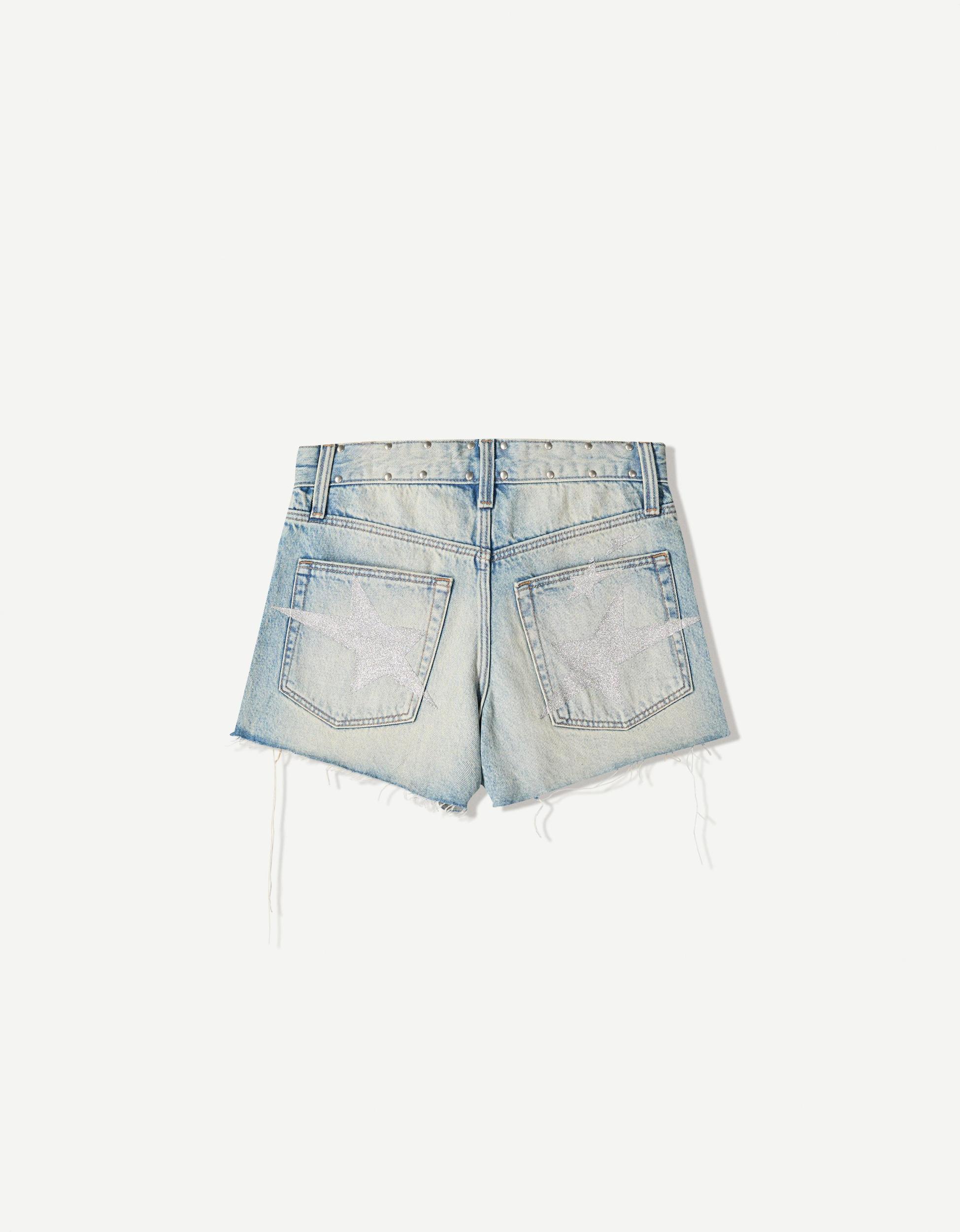 Denim shorts Product Image