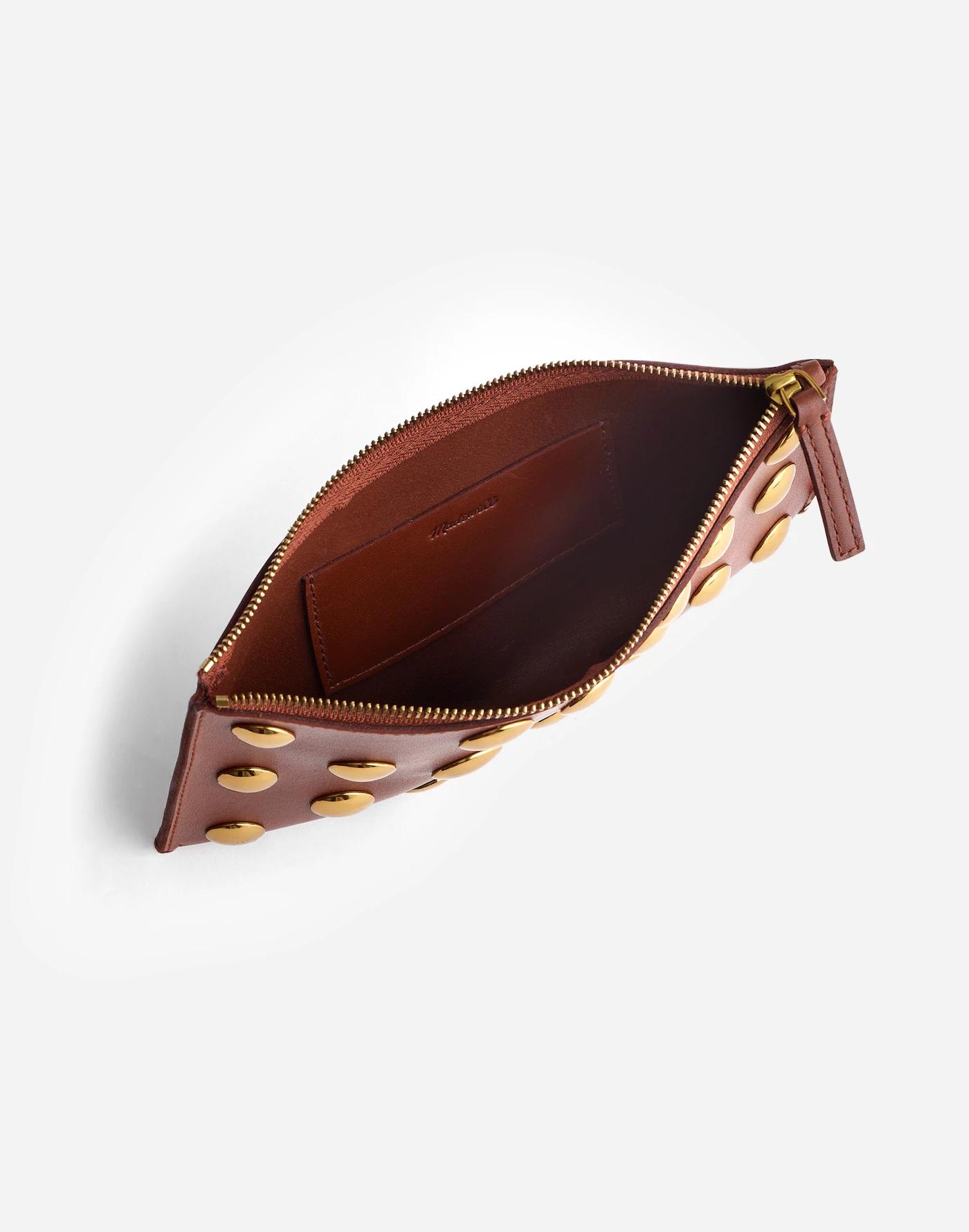 The Pouch Clutch in Leather Product Image