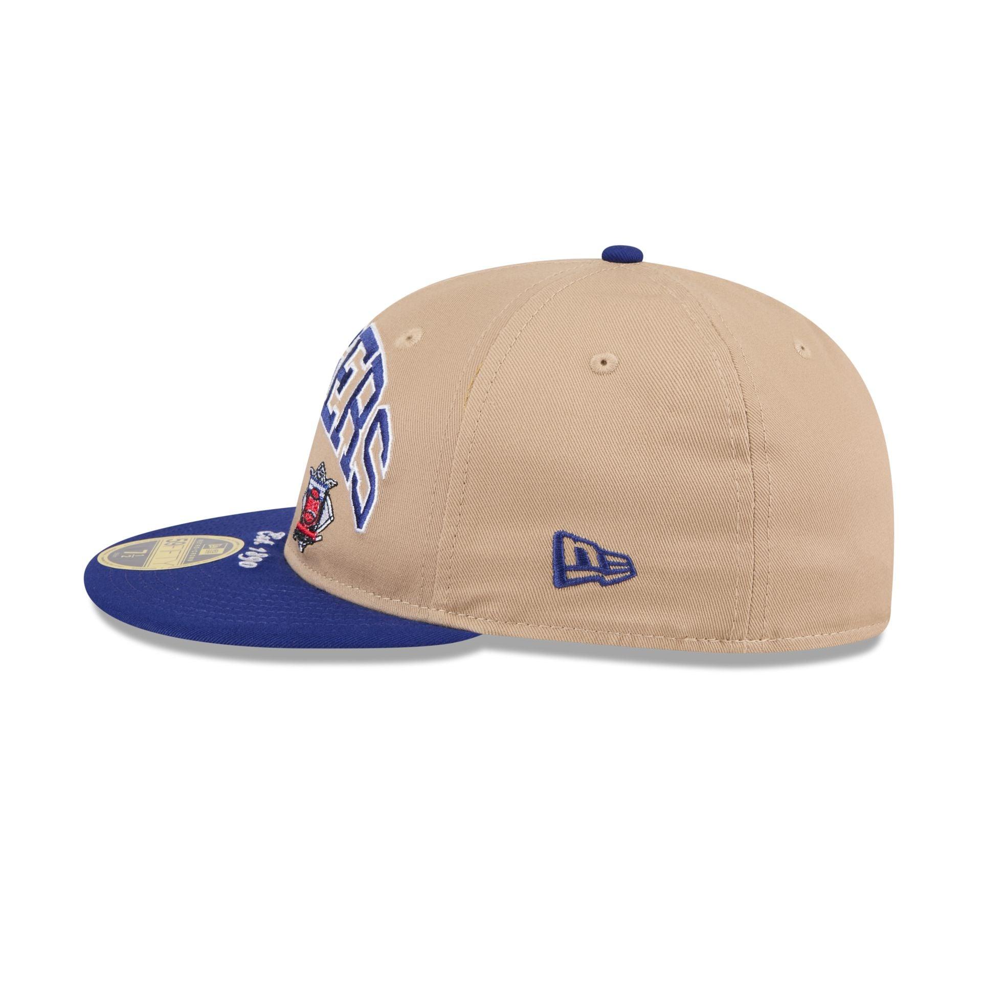 Brooklyn Dodgers Camel Retro Crown 59FIFTY Fitted Hat Male Product Image