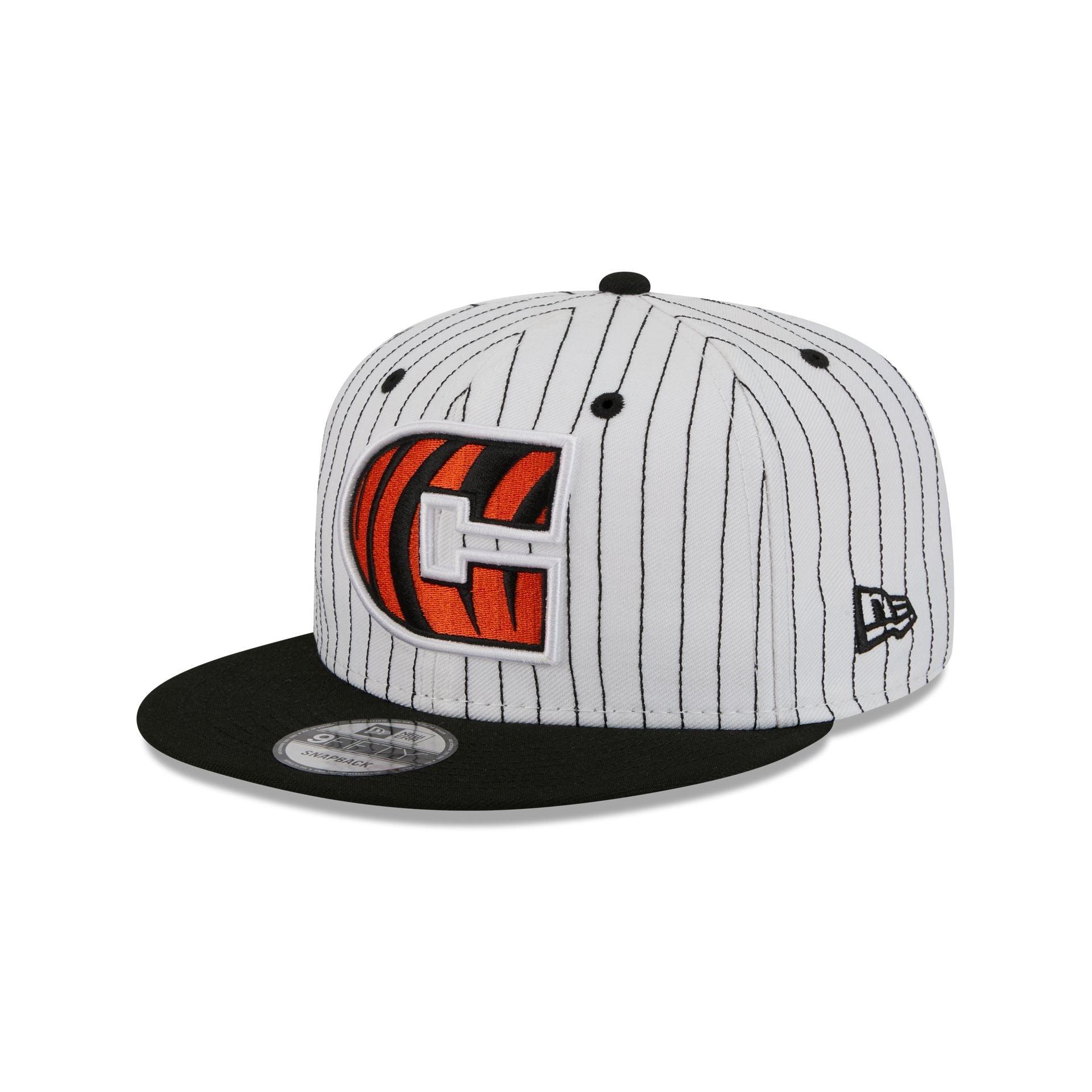 Cincinnati Bengals Deceptor Pinstripe 9FIFTY Snapback Hat Male Product Image
