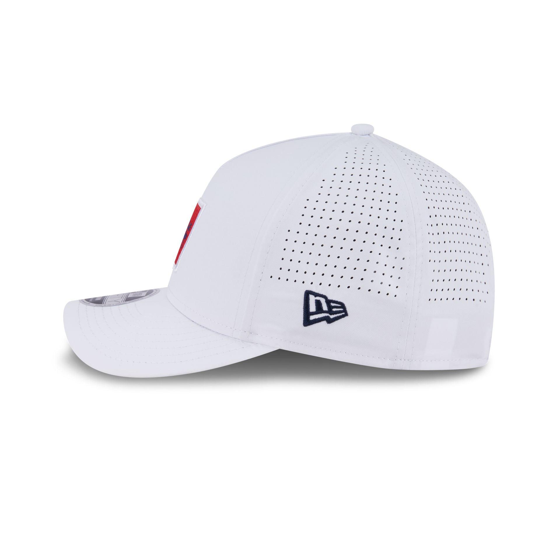 Oracle Red Bull Racing Optic White 9FORTY M-Crown A-Frame Snapback Hat Male Product Image