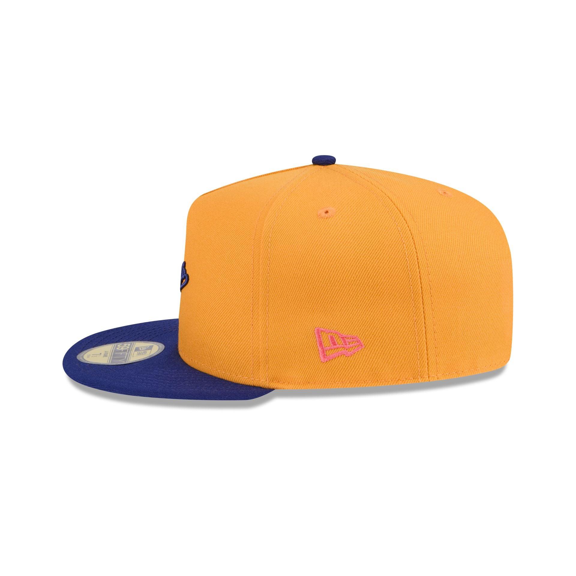 Golden State Warriors Gold 59FIFTY A-Frame Fitted Hat Male Product Image