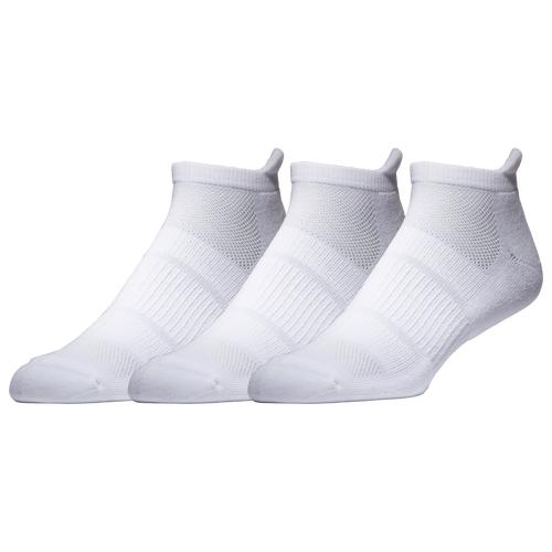 LCKR Mens LCKR 3 Pack Performance No Show Socks - Mens White Product Image