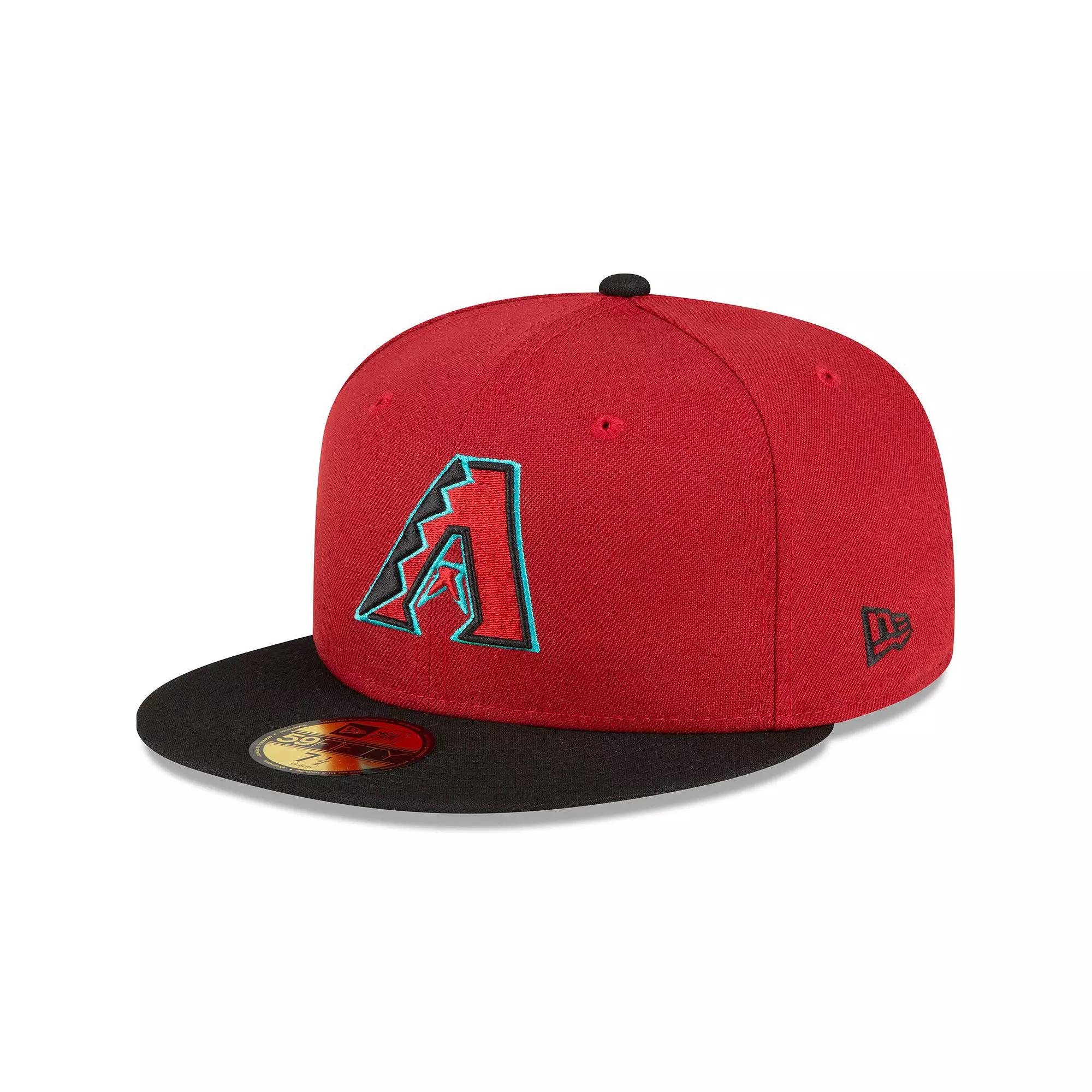 Men's New Era Red/Black Arizona Diamondbacks Home Authentic Collection On-Field 59FIFTY Fitted Hat,  Product Image