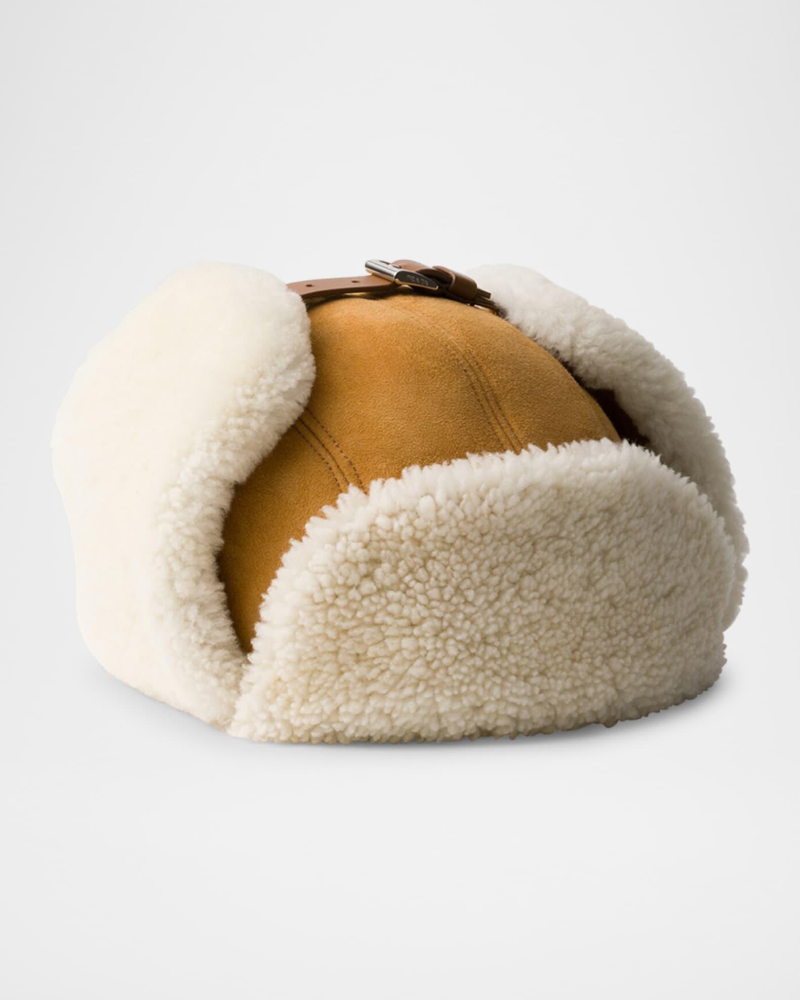 Men's Lamb Shearling Trapper Hat Product Image