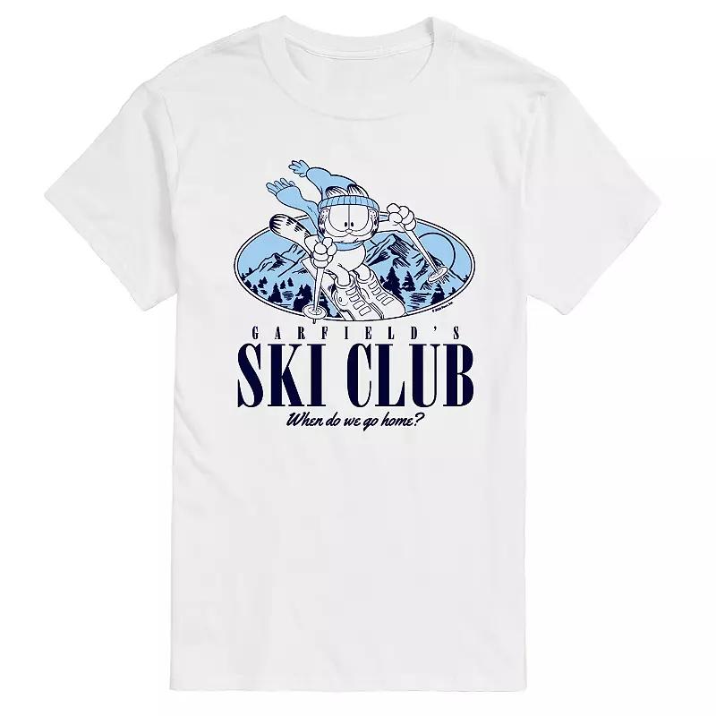 Big & Tall Garfield Ski Club Retro Graphic Tee, Men's,  Product Image