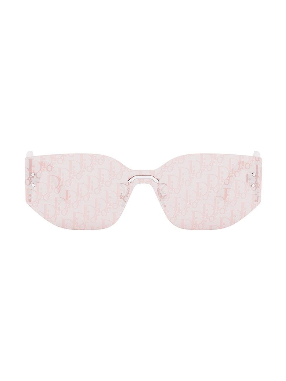 Womens DiorClub M6U Palladium Butterfly Sunglasses Product Image