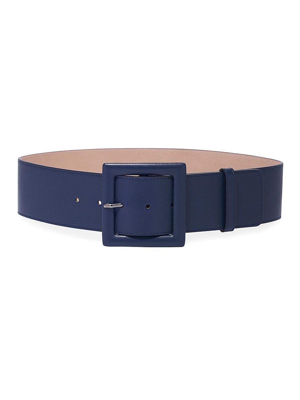 Womens Icon Large Square Buckle Belt Product Image