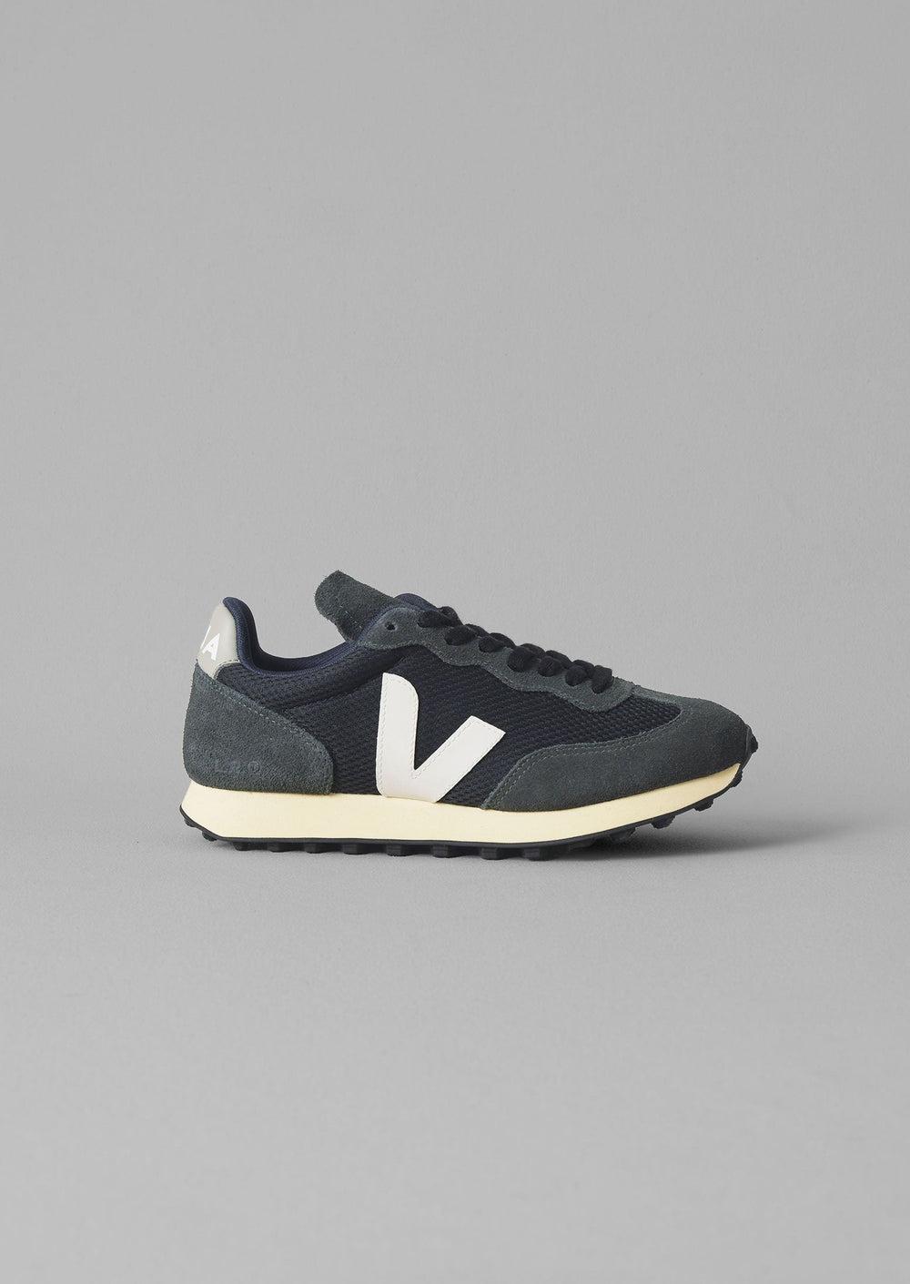 Veja Rio Branco Sneakers | Black/White/Oxford Grey Product Image