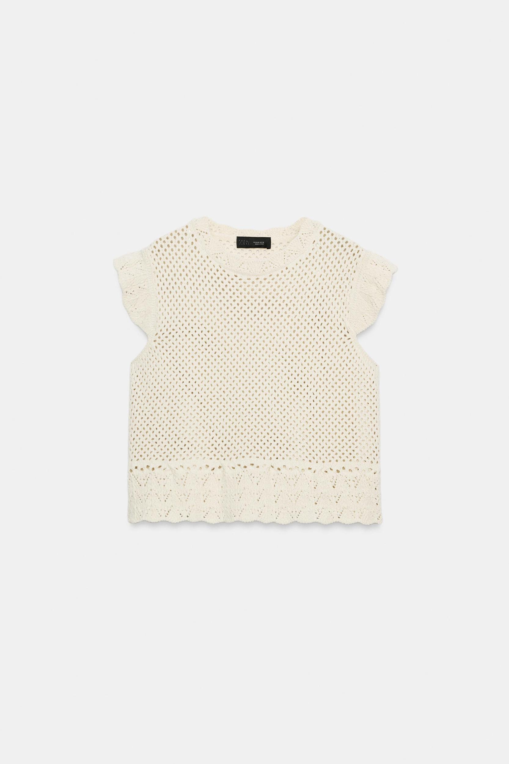 OPEN-KNIT TOP Product Image