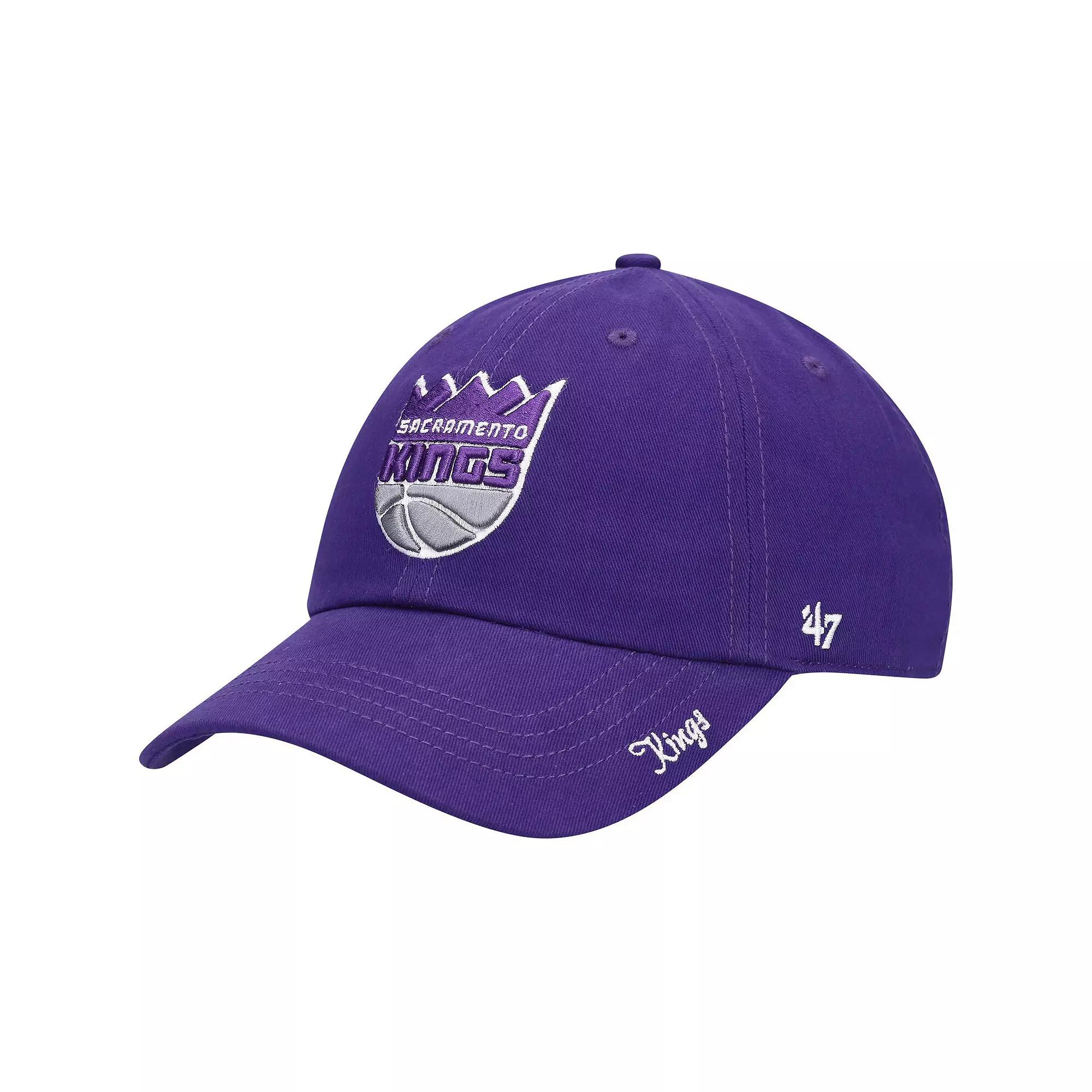 Women's '47 Purple Sacramento Kings Miata Clean Up Logo Adjustable Hat, Kng Purple Product Image